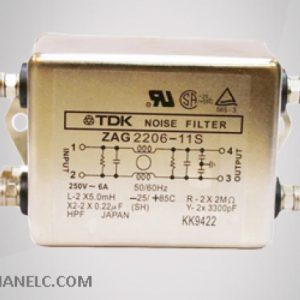 نویز فیلتر ZAG2206-11S | ZAG 2206-11S TDK پیمان الکتریک