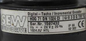 مشخصات فنی انکودر HOG 71 DN 1024 CI برند SEW