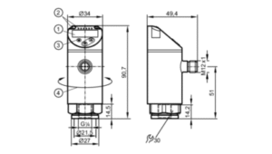سنسور ifm کد PN2097